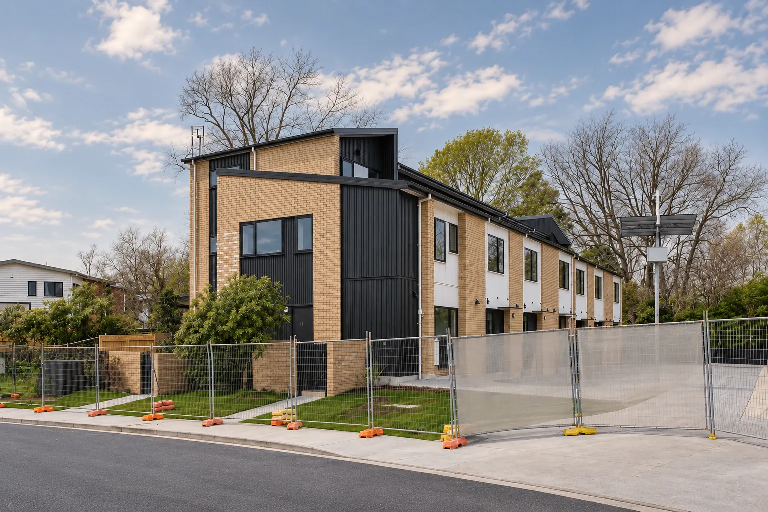 Glen Innes: Street frontage, AI-retouched official project site photograph
