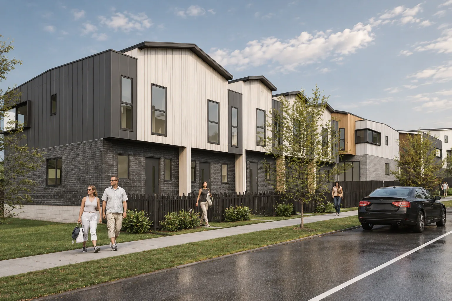 Flat Bush: retouched project visualisation